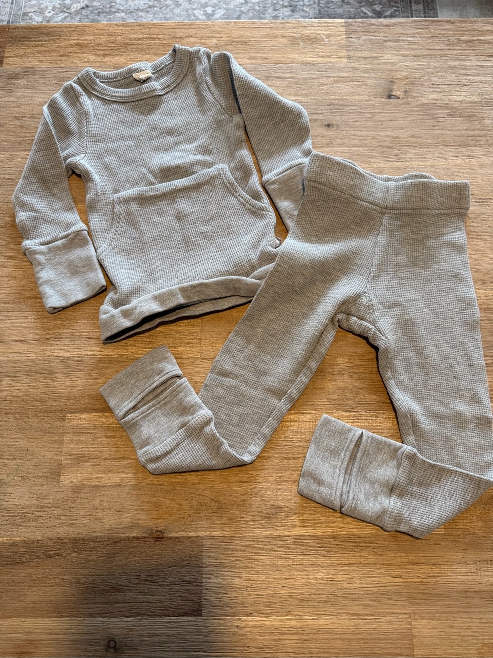 Guomi Thermal Set in Heather Gray 2T